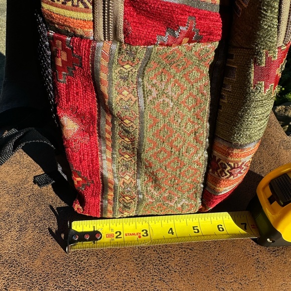 Unique Roomy Backpack Custom Made With Durable Tapestry Fabric